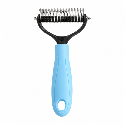 Double-Sided Pet Dematting Comb for Dogs & Cats