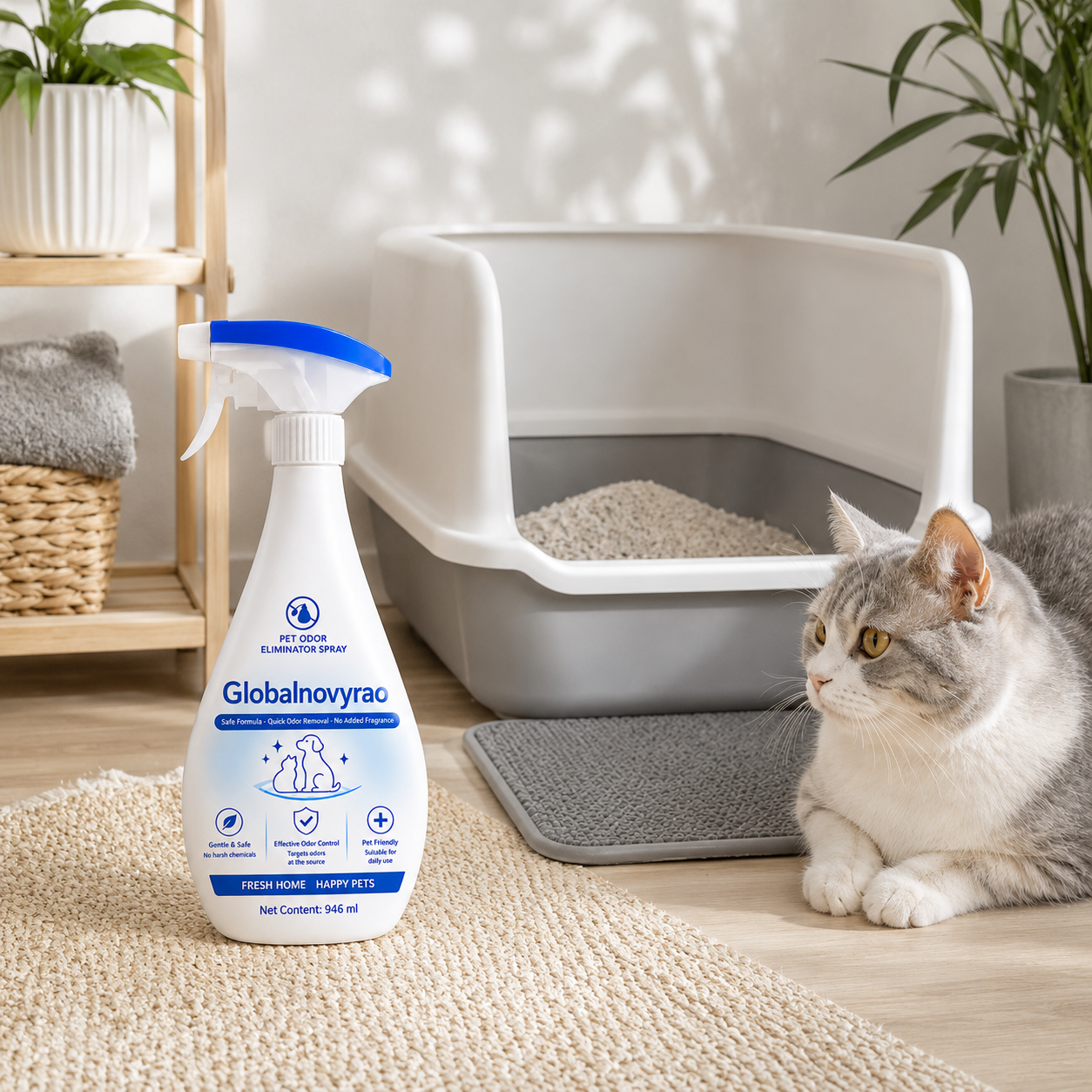 Pet Deodorizing Spray for Dogs & Cats