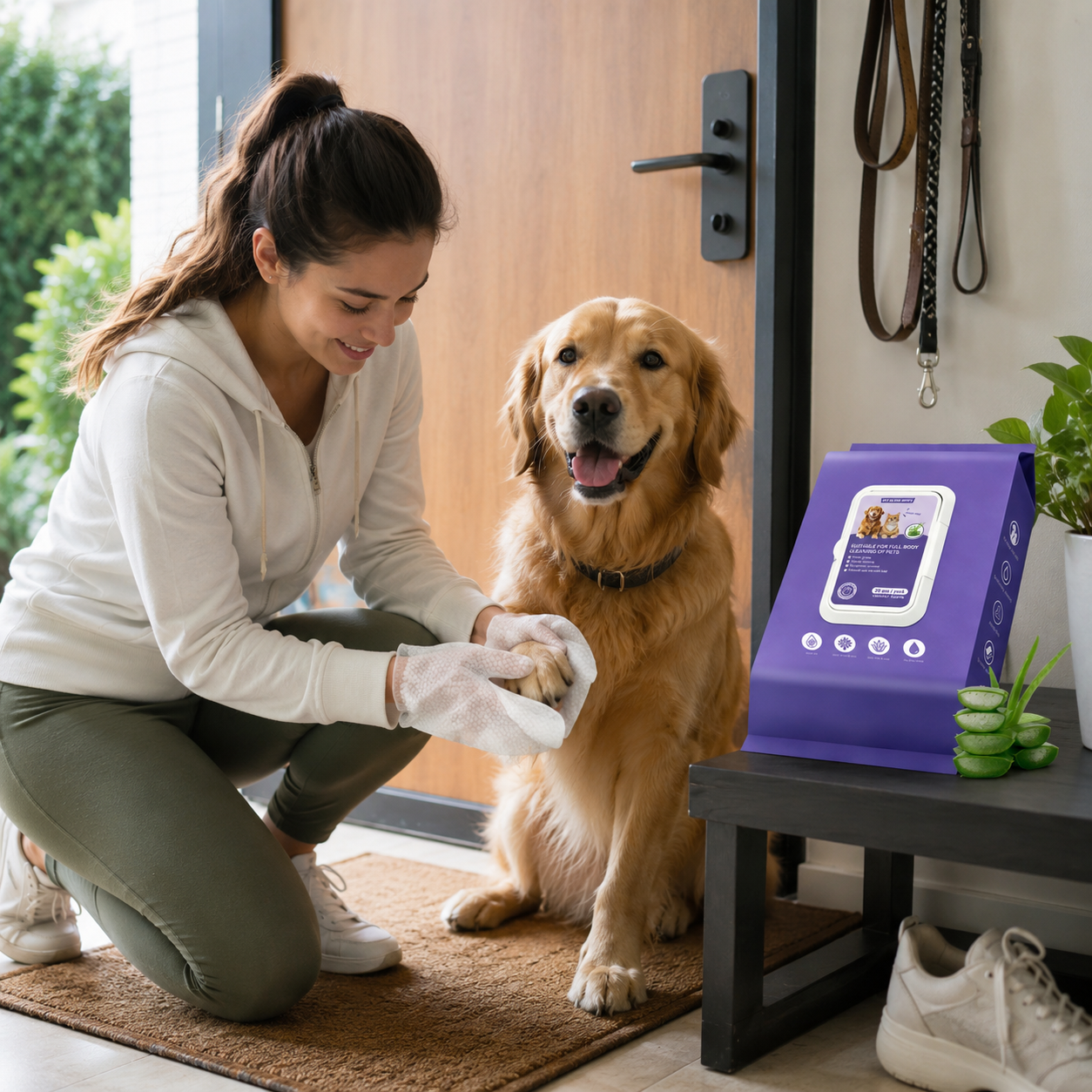PetGlow™ Cleaning Glove Wipes