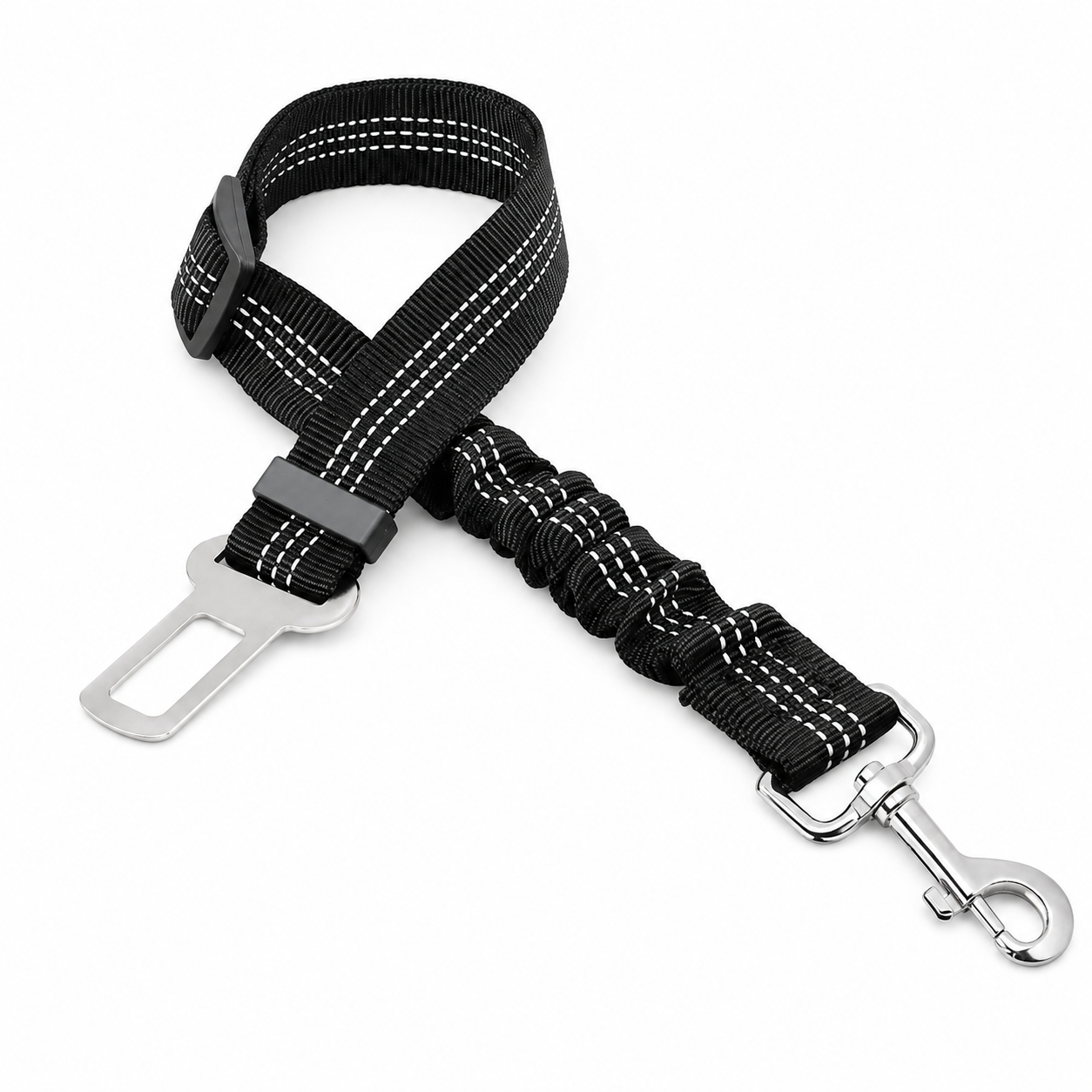 Heavy-Duty Adjustable Pet Seat Belt Safety Tether