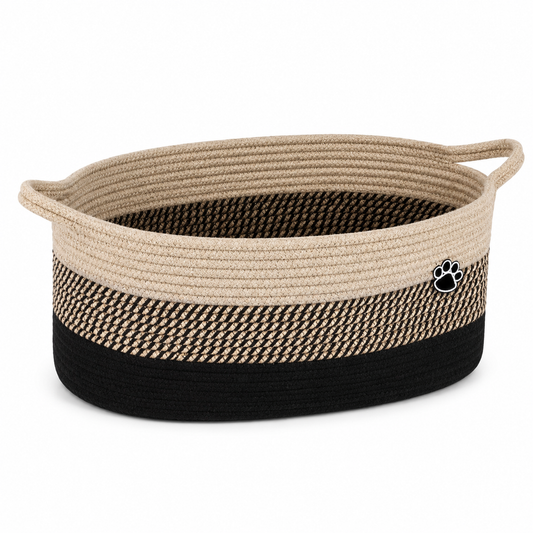 Cotton Rope Pet Toy Storage Basket