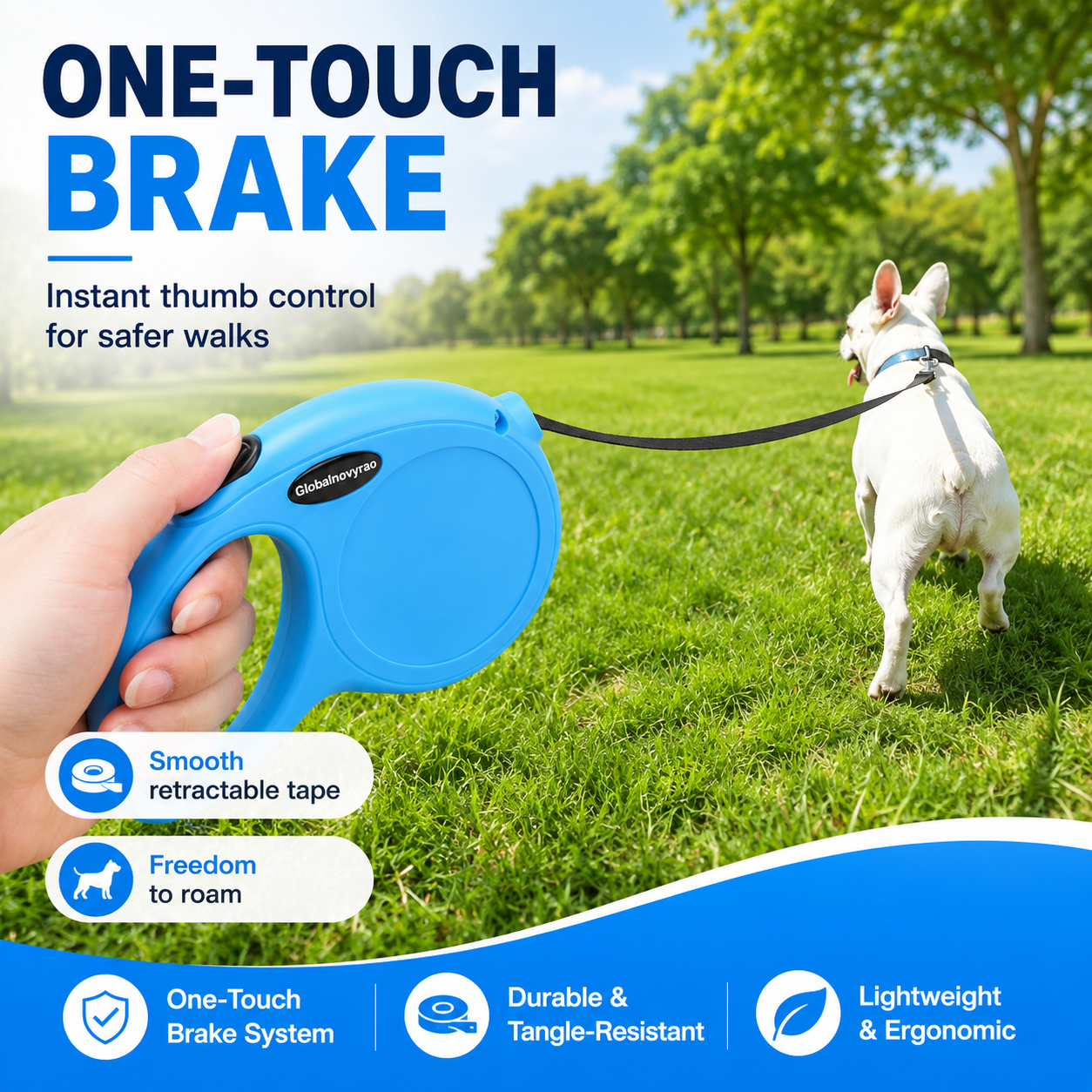 Globalnovyrao Retractable Dog Leash
